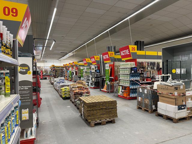 Vloeren liften in de Bouwmarkt
